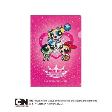 シングルクリアファイル A4 パワーパフガールズ ピンク
