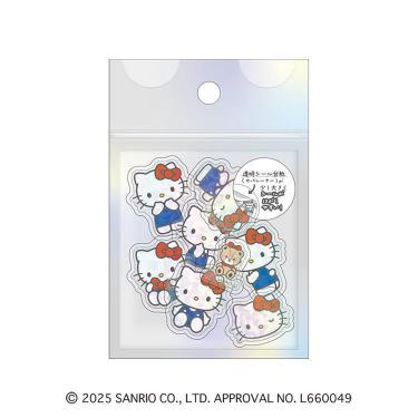 オーロラホログラムクリアフレークシール ハローキティ