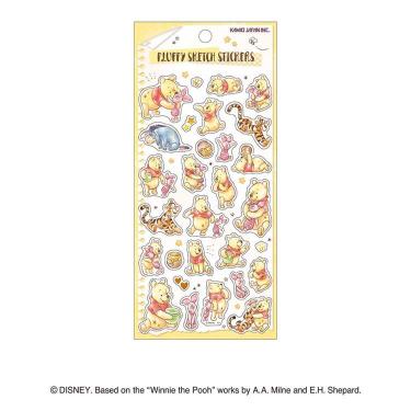 フラッフィースケッチステッカーズ ディズニー くまのプーさん