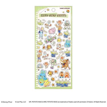 フラッフィースケッチステッカーズ ディズニー トイストーリー