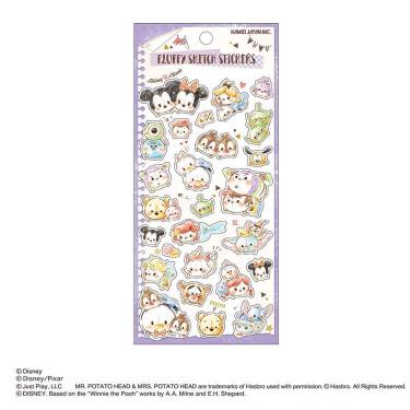 フラッフィースケッチステッカーズ ディズニー ツムツム