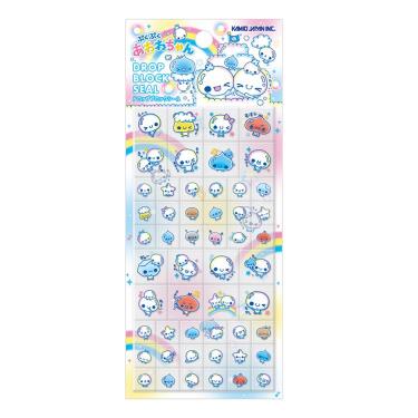 ドロップブロックシール あわわちゃん