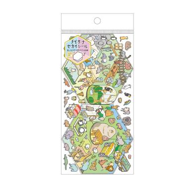 チイサナセカイシール ドウブツエンnoオヘヤ