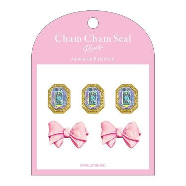 チャムチャムシール プラス ジュエル&リボン