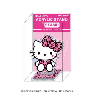 アクリルスタンドスタンプ サンリオキャラクターズ ハローキティ レオパード