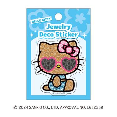 ジュエリーデコステッカー サンリオ 日焼け ハローキティ サングラス
