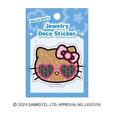 ジュエリーデコステッカー サンリオ 日焼け ハローキティ/フェイス サングラス