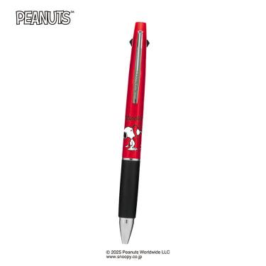 ジェットストリーム 2&1 多機能ペン（2色ボールペン・シャープペン） 0.5mm 油性 スヌーピー ハート