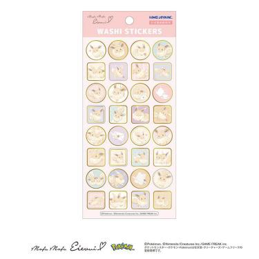 和紙ステッカー ポケモン イーブイ フレーム