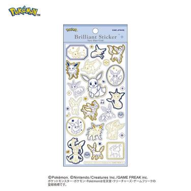 ブリリアントステッカー ポケモン イーブイとその進化系
