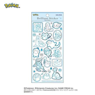 ブリリアントステッカー ポケモン みずタイプ