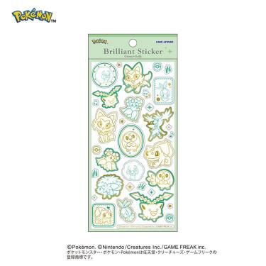 ブリリアントステッカー ポケモン くさタイプ
