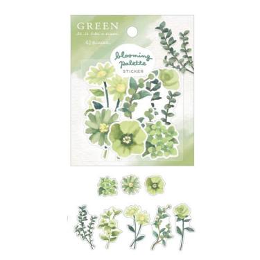 ブルーミングパレットステッカー グリーン