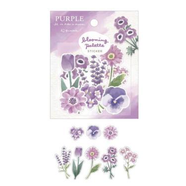 ブルーミングパレットステッカー パープル