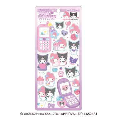 平成はっぴーフォンステッカーズ サンリオキャラクターズ マイメロディ・クロミ