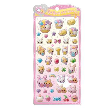 うるちゅるポップシール フワフワらびちゃん
