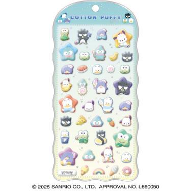 コットンパフィーシール サンリオキャラクターズ はぴだんぶい