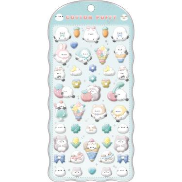 コットンパフィーシール シマエナガ