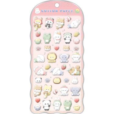 コットンパフィーシール アニマル