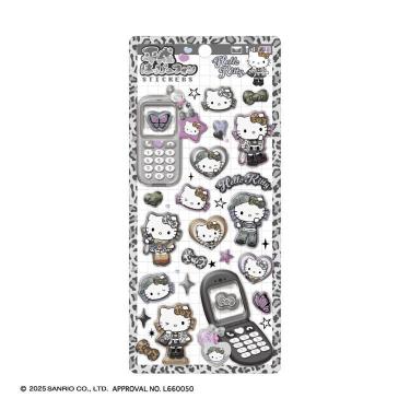 平成はっぴーフォンステッカー サンリオキャラクターズ ハローキティ グランジギャル