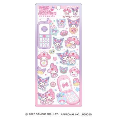 平成はっぴーフォンステッカー サンリオキャラクターズ マイメロディ・クロミ