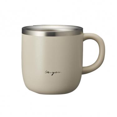 オンドゾーン 白湯専科 マグカップ 320ml ピンクベージュ