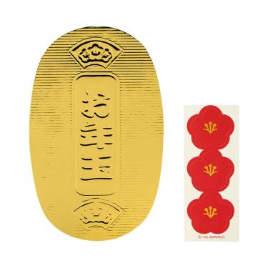 年賀ぽち袋 ダイカット 小判 3枚入り