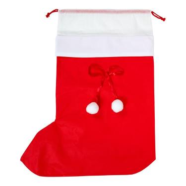 クリスマス巾着バッグ ブーツ LL