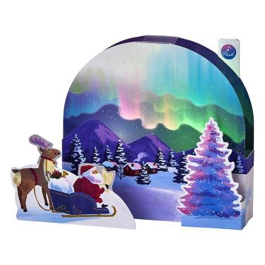 クリスマスメロディカード オーロラ