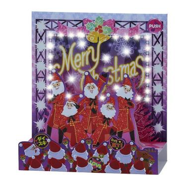 クリスマスメロディカード 光るステージ