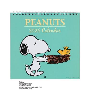 2026年1月始まりカレンダー 壁掛け M PEANUTS スヌーピー