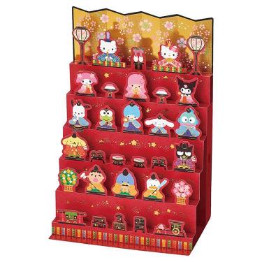 ひなまつりカード 立体 サンリオキャラクターズ 段飾り