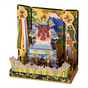 端午の節句カード 立体 よろい飾り