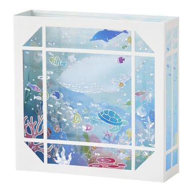 夏柄カード 立体 海の生き物