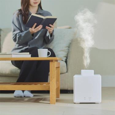 【スチーム式】 お手入れカンタンスチーム式加湿器 ホワイト