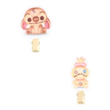 前髪クリップ ディズニー スティッチ&スクランプ