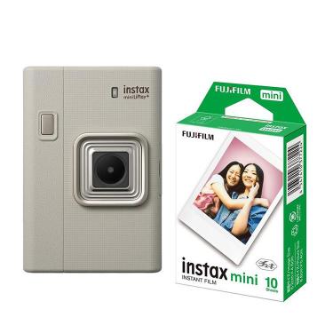 チェキ instax mini LiPlay+ ベージュ チェキ用フィルムセット