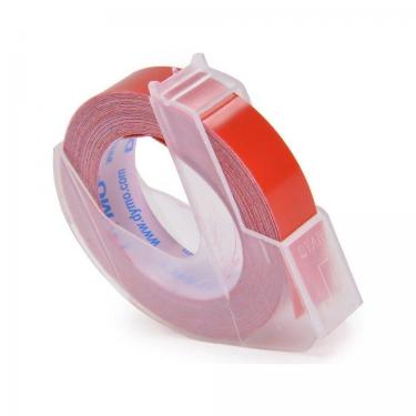 ダイモ グロッシーテープ 9mm レッド