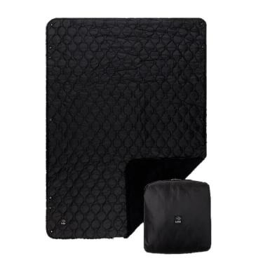 LUGH 魔法瓶ブランケット 新6層 グラフェン Lサイズ ミッドナイトブラック