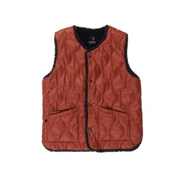 LUGH ウォーマーベスト Classic Lサイズ サンセットレッド
