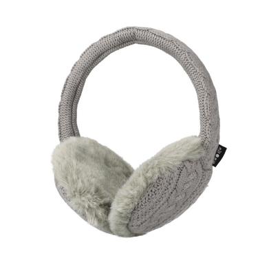 4WAYイヤーマフラー ニット編み グレー【ロフト限定】