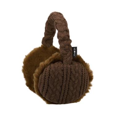 4WAYイヤーマフラー ニット編み ココア【ロフト限定】