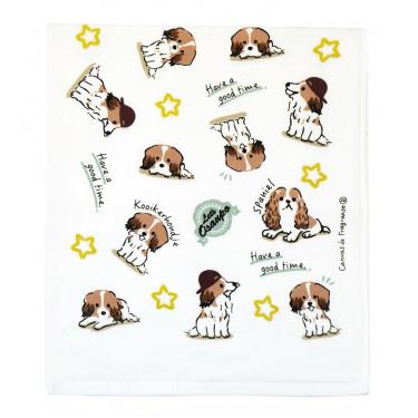 スタードッグ フェイスタオル 34×80cm グリーン