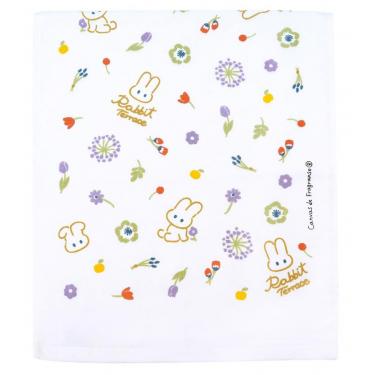 ラビットテラス フェイスタオル 34×80cm パープル