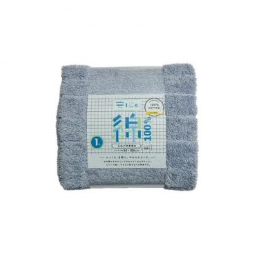 安心の綿100% ミニバスタオル 50×100cm パープル