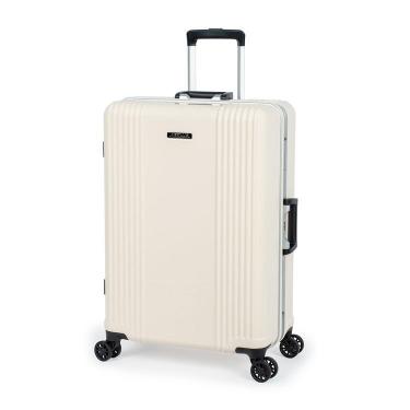 中型キャリーケース 容量64L 高さ67cm フレームキャリーケース AEO-5005-24 バニラ