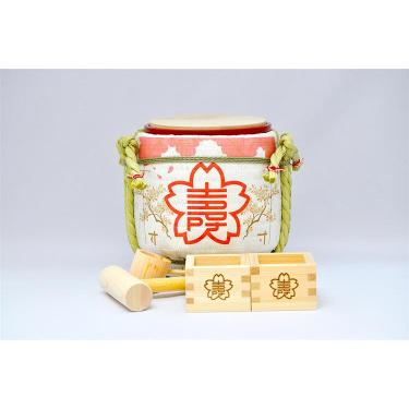 ミニ　鏡開きセット　（枡２個付）　７２０ｍｌ　櫻守