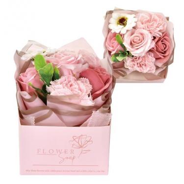 シャボンフラワーミニアレンジボックス ピンク