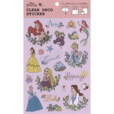 クリアデコステッカー ディズニー プリンセス