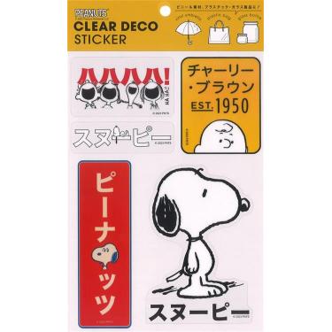 クリアデコステッカー スヌーピー 東京タイムス